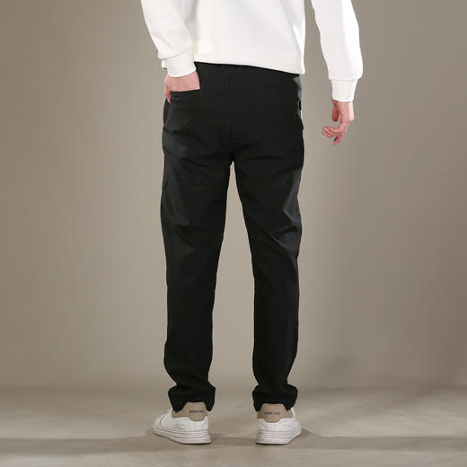 DRONKOO 2026 松紧腰右口袋织唛腰头贴布四面弹中厚休闲长裤 商品图4