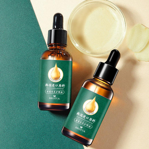 泊蝶老姜头发护理液柔顺抚躁女士免洗护发头部护理厂家现货批发 商品图1