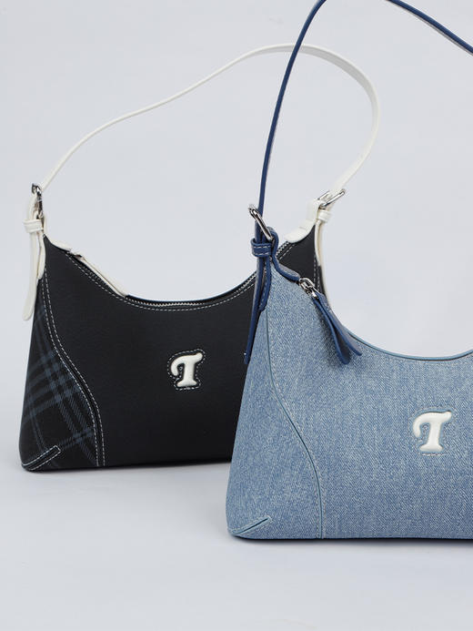 质感时装牛仔元素双侧调节单肩包-纪念日百货门店同款169263594 商品图0