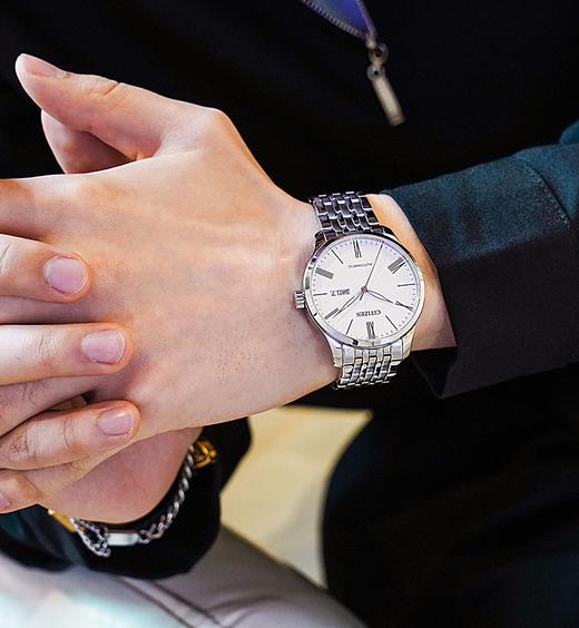 西铁城（CITIZEN）自动机械男装手表双历商务款NH8350-59AB 商品图3