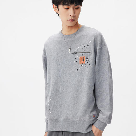 Dickies卫衣男  宽松百搭男女同款情侣休闲舒适圆领上衣11053 商品图2