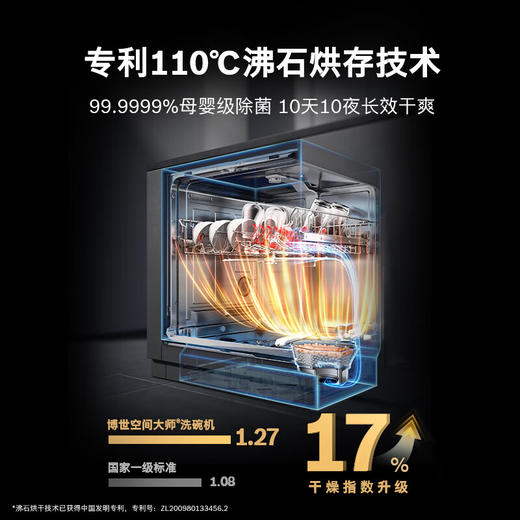 博世（BOSCH）Z10灶下15件套全自动洗碗机沸石除菌烘干240小时消杀双认证SEU6ZKC00C 伯爵灰 商品图3