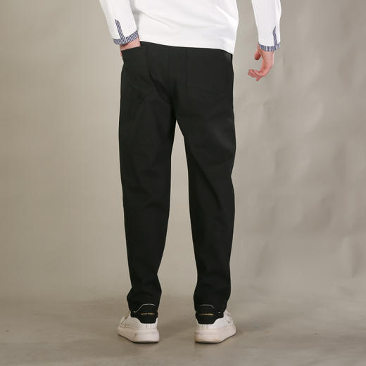 DRONKOO 2026 花色抽绳左袋侧唛错落锁链纹理针织中厚休闲长裤 商品图4