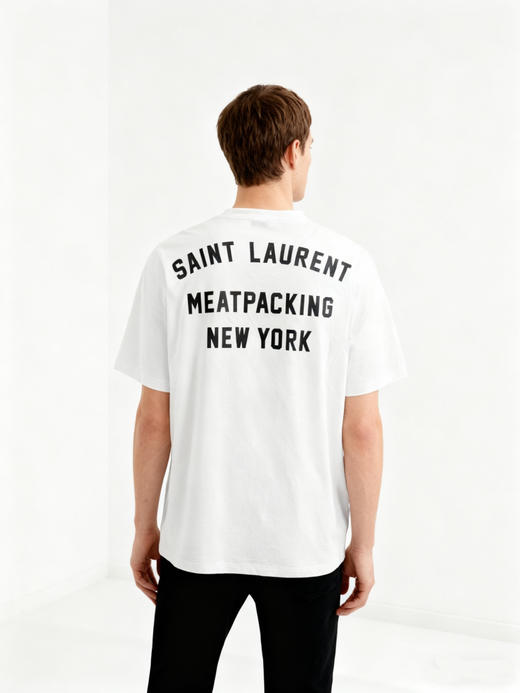 中性款印花短袖T恤he024 商品图4