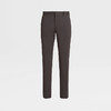 ZEGNA 杰尼亚 男士弹力棉质 Comfort 休闲裤 咖色 E8I03 TR14 018 商品缩略图0