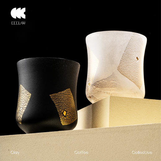 CCCLAY 限定系列|  金箔玻璃杯 CCC咖啡杯 王沁合作款 商品图0