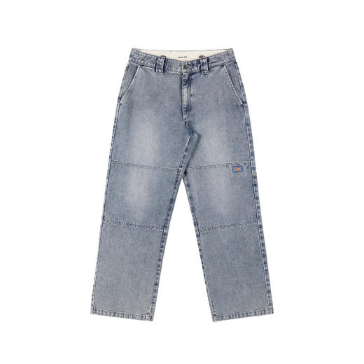 Dickies【田嘉瑞同款】宽松直筒牛仔裤男阔腿双膝休闲工装长裤 DK0A88RQ 商品图1