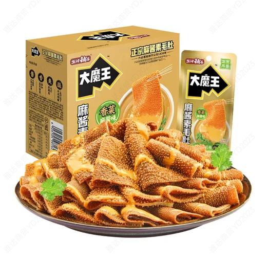 盐津铺子大魔王麻酱素毛肚香菜麻酱味18g 商品图0