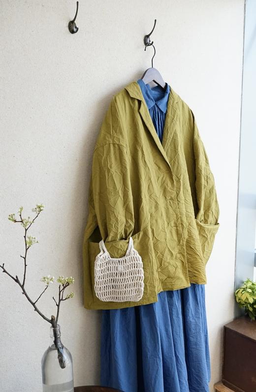 apuntob 橄榄绿廓形夹克外套 商品图3