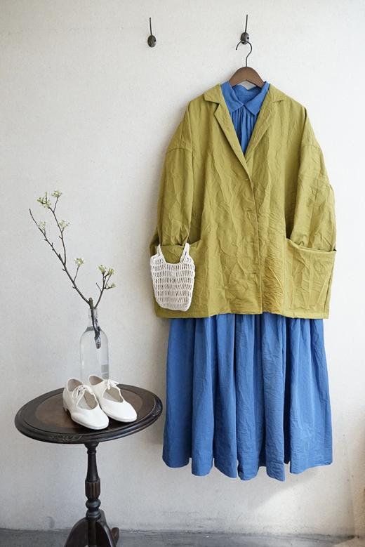 apuntob 橄榄绿廓形夹克外套 商品图0