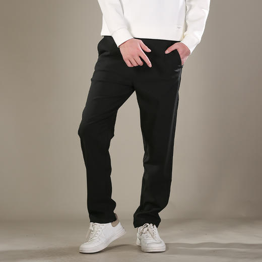 DRONKOO 2026 松紧腰右口袋织唛腰头贴布四面弹中厚休闲长裤 商品图1