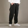 DRONKOO 2026 双抽绳松紧腰两侧不规则口袋结构轻工装中厚休闲长裤 商品缩略图4