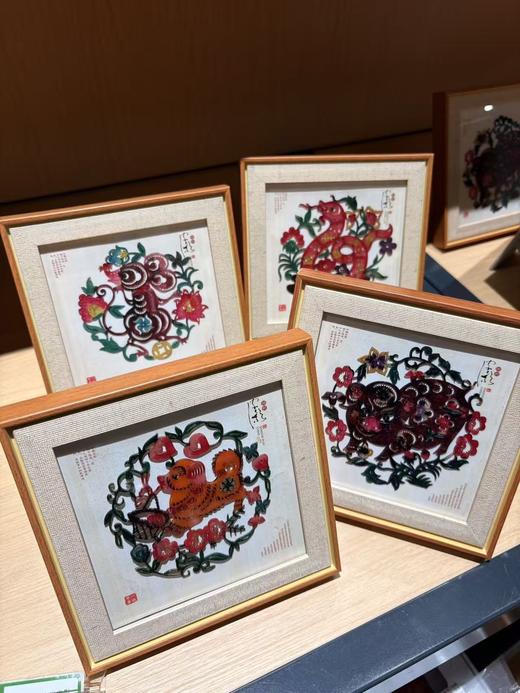 泰山皮影装饰摆台旅游纪念品手工艺品 商品图4