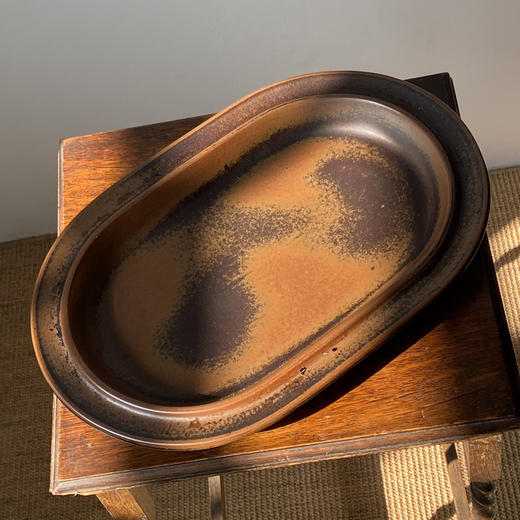 1960-1999s芬兰Arabia Ruska秋天系列椭圆烤盘 A0340 商品图1