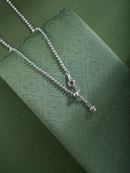 子佩集【财源弥勒】银S925套链项链【TL016623】绿玉髓大佛2602 商品图6