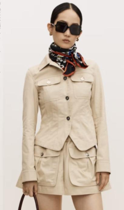 女款工装长袖衬衫外套 可配套装zh025 商品图2