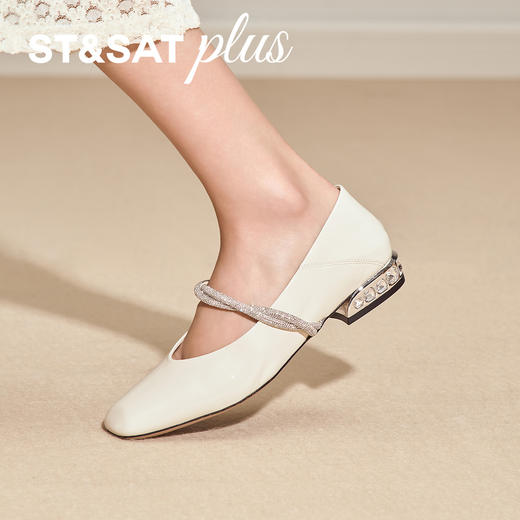 星期六26春新款闪亮一字水钻带玛丽珍SSE1111049 商品图2