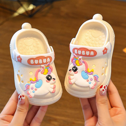 【儿童卡通洞洞鞋❗防滑鞋底】婴幼儿洞洞鞋宝宝夏季卡通可爱小童室内外穿软底防滑男童女童拖鞋。rg 商品图2