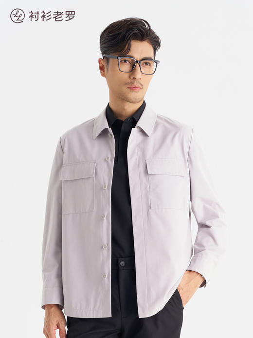 【星耀09】2026年春季商务休闲翻领夹克外套261X7J539N【5星推荐】[门店专款] 商品图4