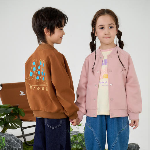 【10A抗菌】棉花堂山系印花俏皮萌趣童装棒球外套- FA61052 商品图5