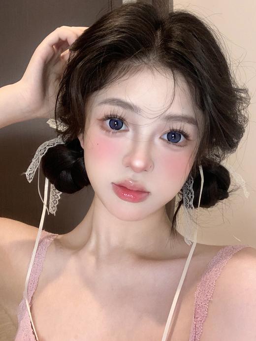 Wecute半年抛·可可奶糖/泡泡墨蓝·14.5mm中大着色·2片 商品图6