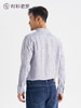 【经典8号】2026春时尚休闲亚麻100%麻宽条纹口袋长袖衬衫265B7F639L【门店同款】 商品缩略图5