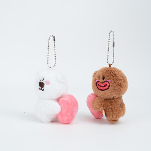 巴熊与白熊爱心磁吸钥匙扣-纪念日百货门店同款169696429 商品图1