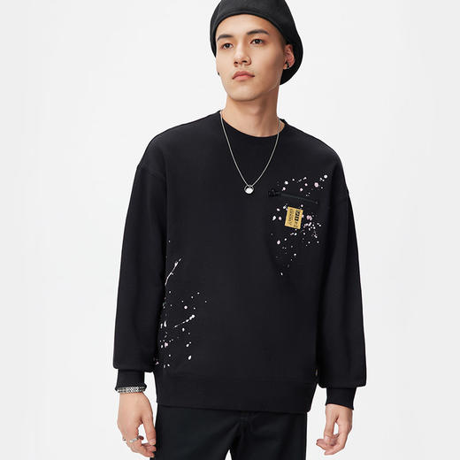 Dickies卫衣男  宽松百搭男女同款情侣休闲舒适圆领上衣11053 商品图10