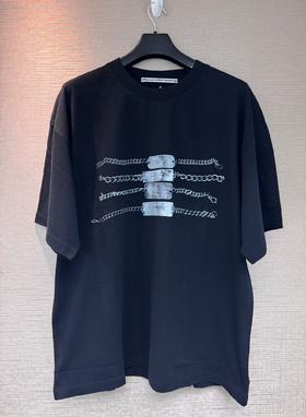 中性款印花短袖T恤he002