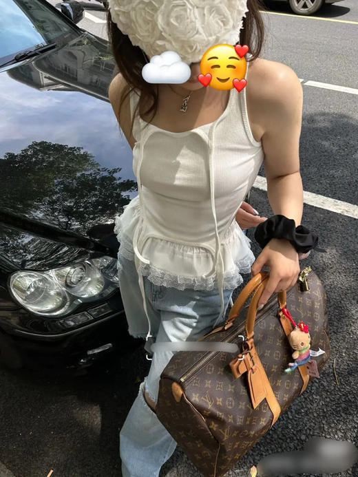 Lv keepall 45 老花 手提 斜挎  旅行包 商品图2