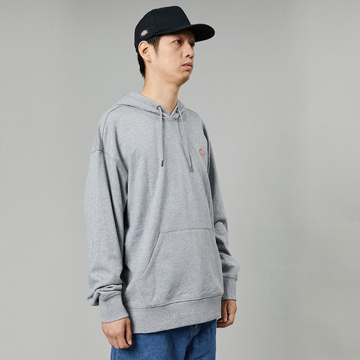 Dickieslogo贴布绣休闲连帽毛圈美式卫衣宽松 男女情侣连帽卫衣 DK013107 商品图8