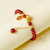 【马上鸿运·红玛瑙手串】敦煌天然红玛瑙圆珠单圈手串女款马年本命年手链中国风 商品缩略图4