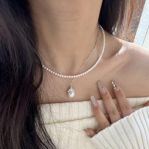 情人节上新！
12-13mm，ji光爱迪生，妥妥对标澳白光感，面无暇，背面或底部微微瑕，正圆强光。整体质感很好。不含链子。 商品图2