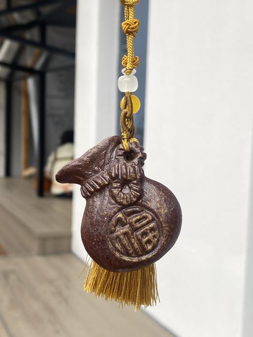 非遗手作福香烧泰山香灰小挂件 商品图8