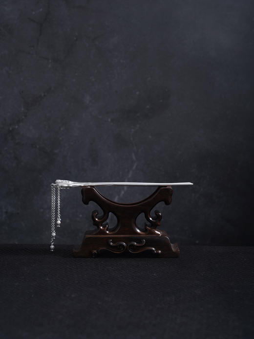 子佩集【幸福清欢】银S990发簪【YS31】流苏圆月2602 商品图2