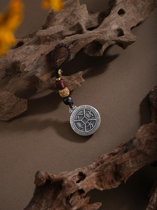 子佩集【守财貔貅】银S999钥匙扣【YSY012】小摆件仿古可转动貔貅八方来财2602 商品图6