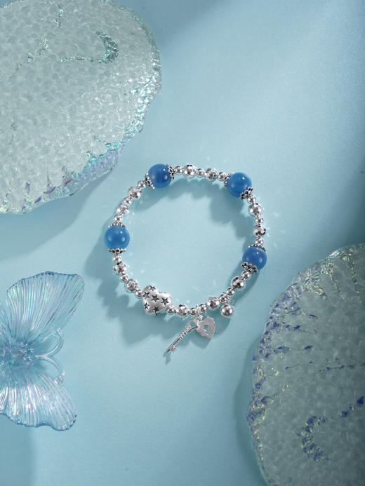 子佩集【心灵契合】银S925手串手链【TSB0001-56】糖心玛瑙爱心手链2602 商品图6