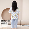 J1-睡衣女春夏薄款清爽透气宽松舒适短袖短裤家居服女士睡衣套装 集合 商品缩略图6