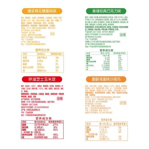 徐福记 全家福糖点福乐礼礼箱 922g/箱 商品图3