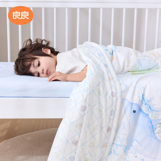 良良星辰大海盖被2640410120415蓝色150*120cm 商品图1