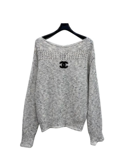 女款镂空刺绣针织衫毛衣hu025 商品图0