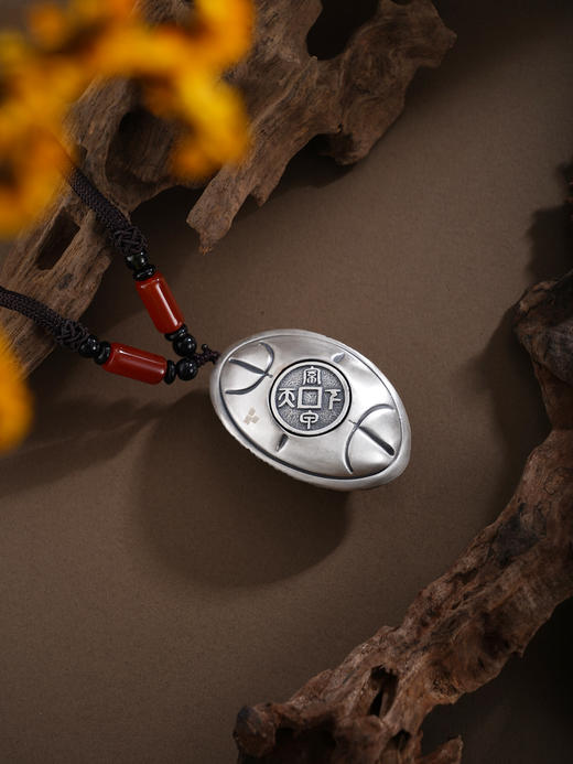 子佩集【富甲天下】银S999手把件【YSY014】仿古可转动富甲天下龟2602 商品图7