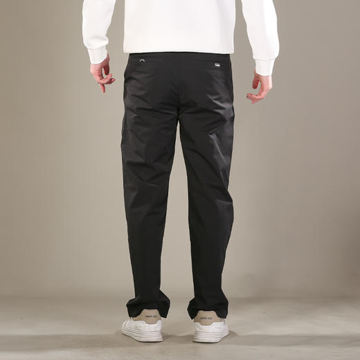 DRONKOO 2026 松紧腰左口袋小织唛绣线直弹小直筒中厚休闲长裤 商品图4