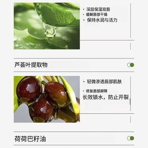 KORMESIC芦荟润唇膏Lip balm防干裂唇部护理补水保湿 商品图4