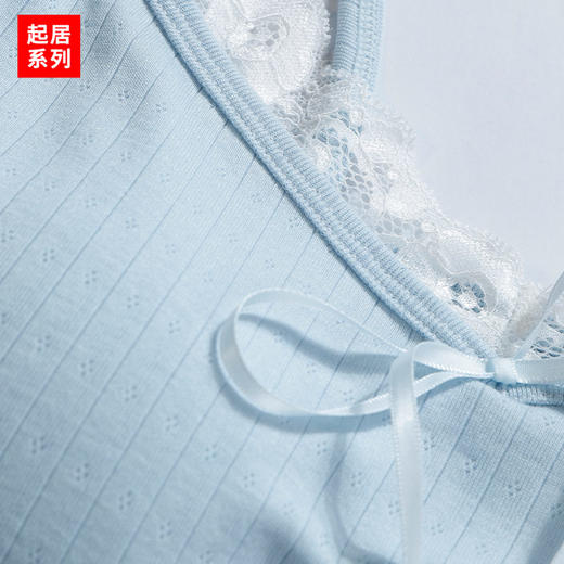 纯欲辣妹蕾丝蝴蝶结提花吊带背心-纪念日百货门店同款169256386 商品图4