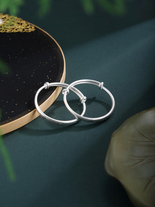 子佩集【福马平安】银S9999童镯【WT000206】儿童平安喜乐马2602 商品图4