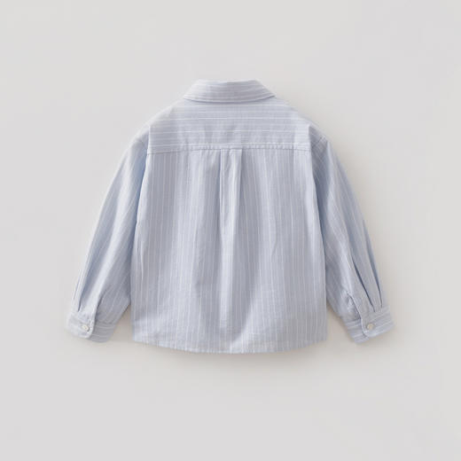 马克珍妮条纹定律 男童纯棉衬衫2026年春装新款560221 商品图1