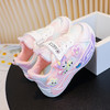 【柔软舒适❗透气内里】魔术贴设计，方便快捷，儿童鞋老爹春秋款女童皮面双网透气小女孩子休闲运动娃娃百搭。rg 商品缩略图3