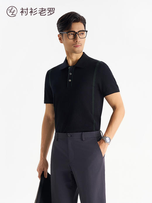 【大师37】26年新品桑蚕丝polo衫265D7P946S【门店同款】 商品图4