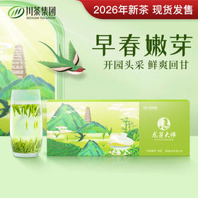 茶叶 绿茶 2026新茶 宜宾早茶 茶叶礼盒 龙芽大师 川茶集团 茶饮 60g